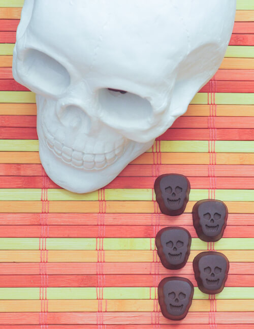 Double Chocolate Truffle Skulls