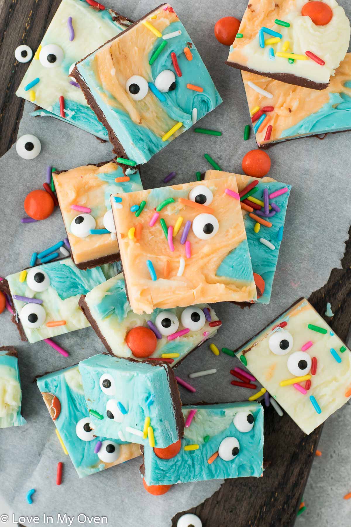 Easiest Halloween Fudge
