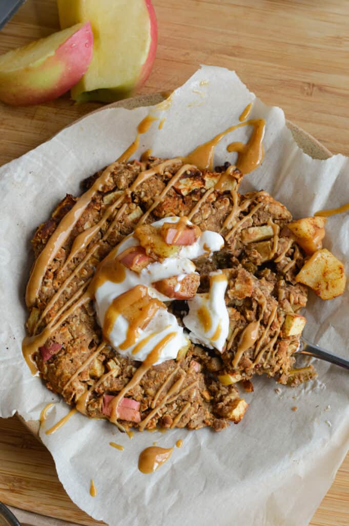 Easy Apple Pie Breakfast Cookie (No Banana)