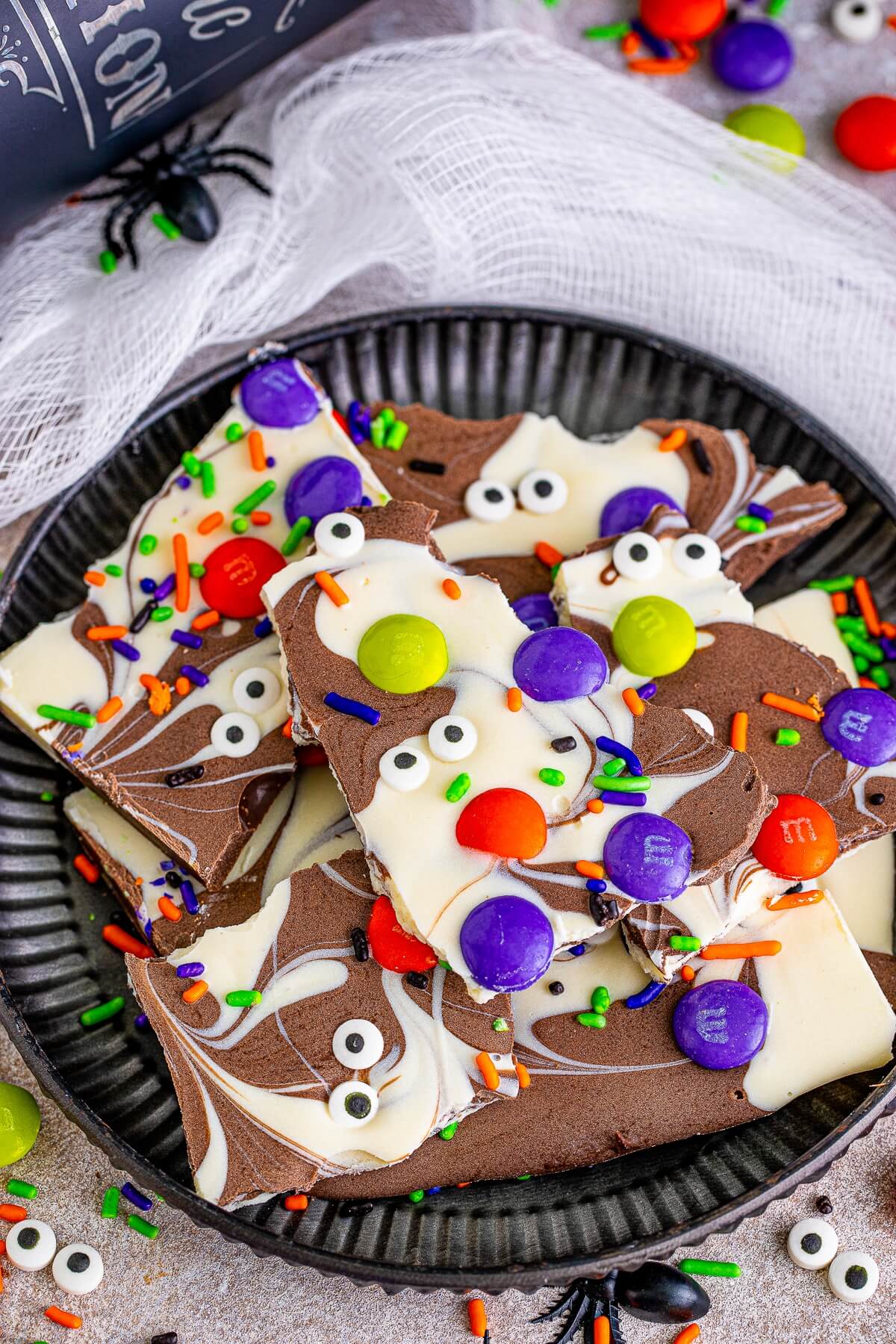 Easy Chocolate Halloween Bark Recipe