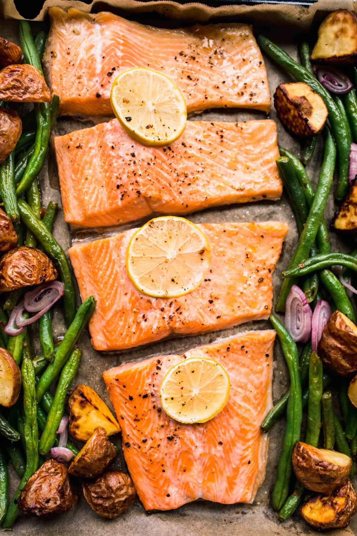 Easy Sheet Pan Salmon