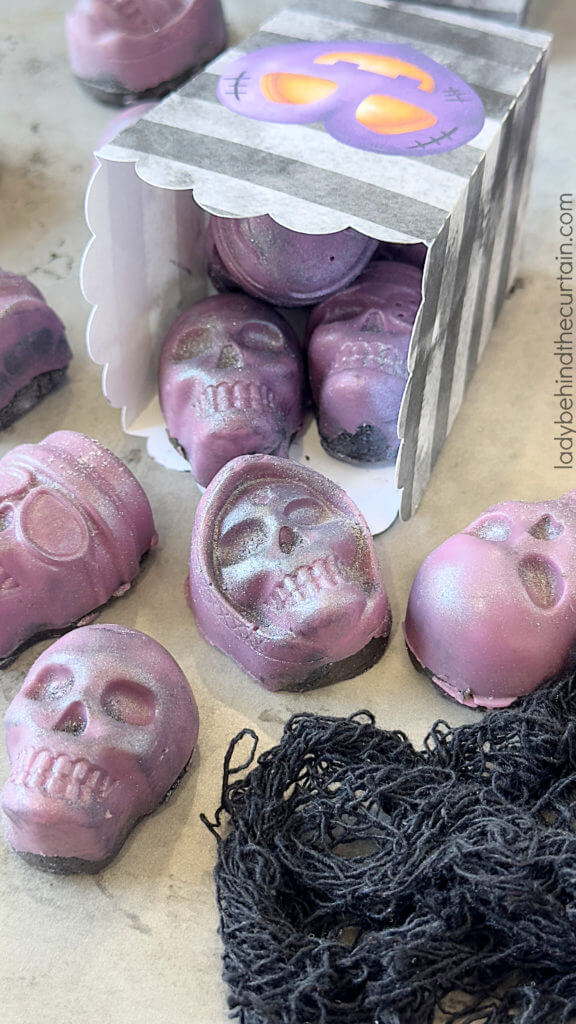 Easy Skull Halloween Fudge