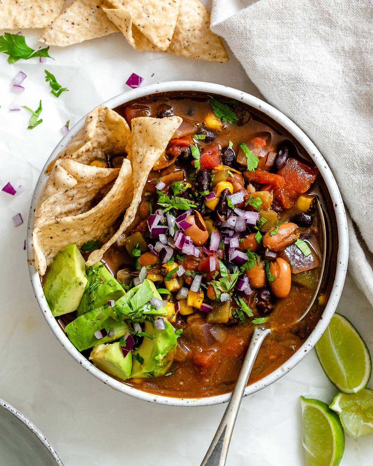 Easy Vegan Taco Soup