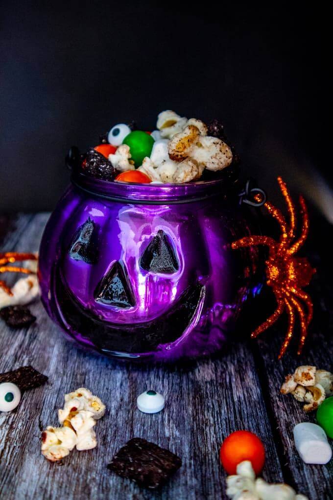 Ghoulish Halloween Snack Mix