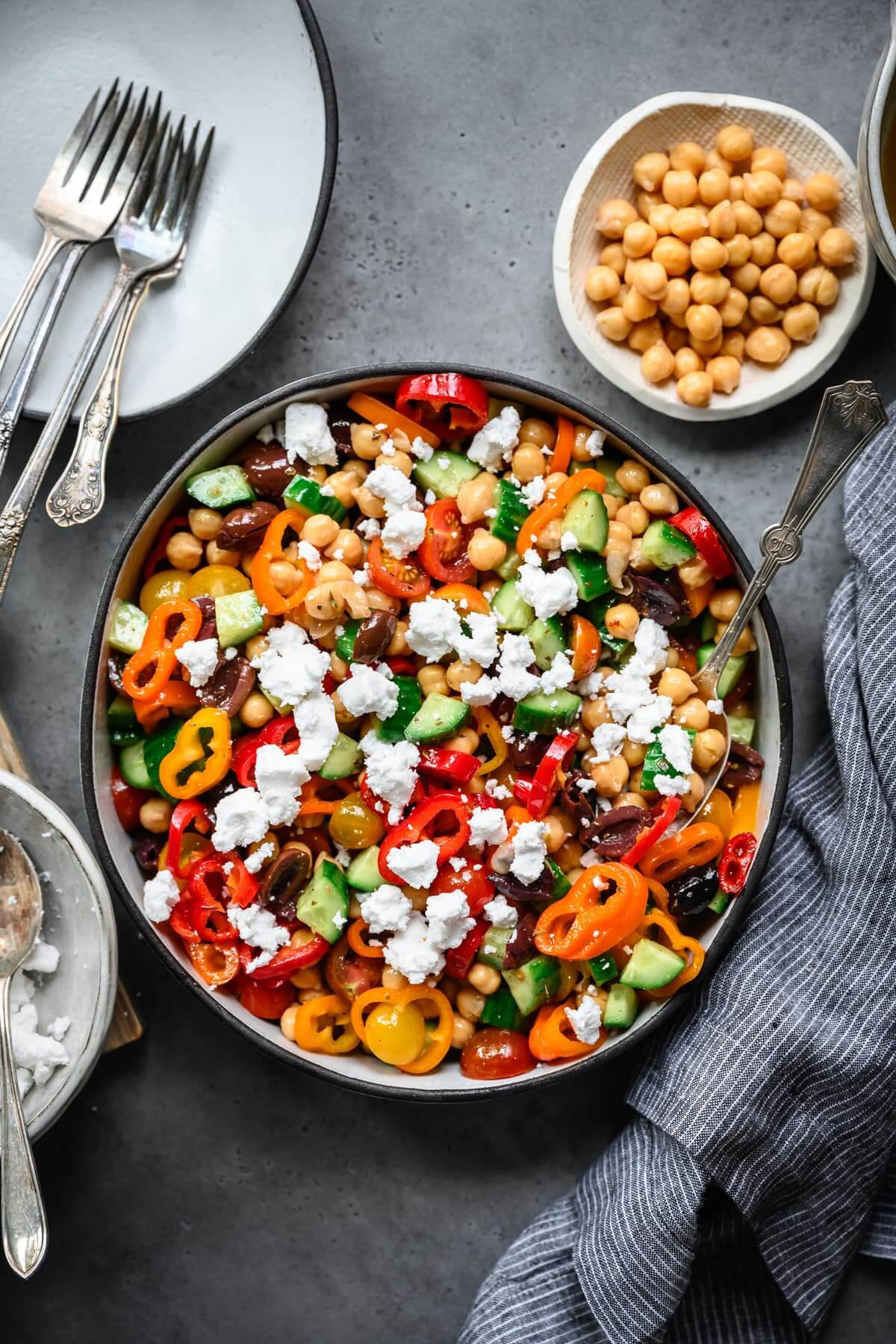 Greek Chickpea Salad