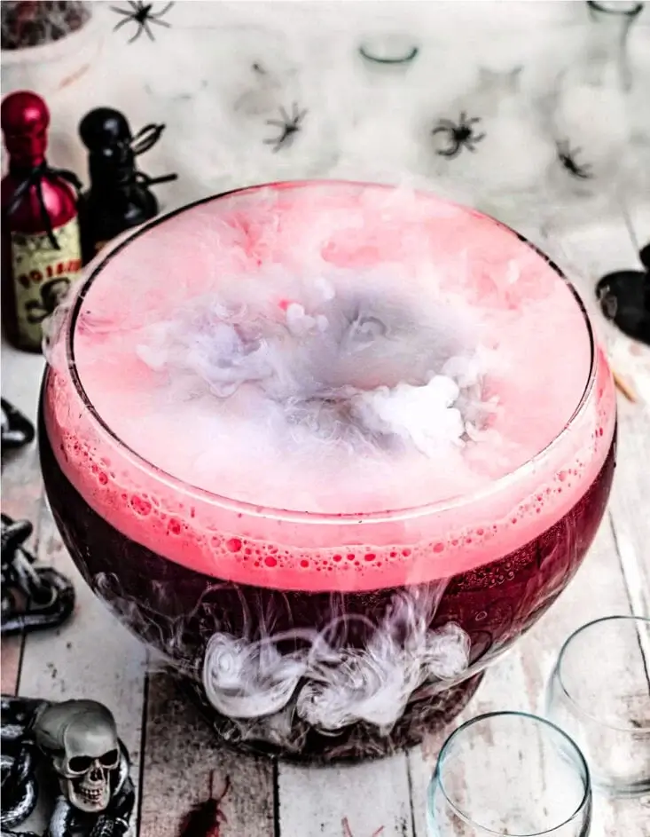 Halloween Blood Punch (Just 4 Ingredients!)