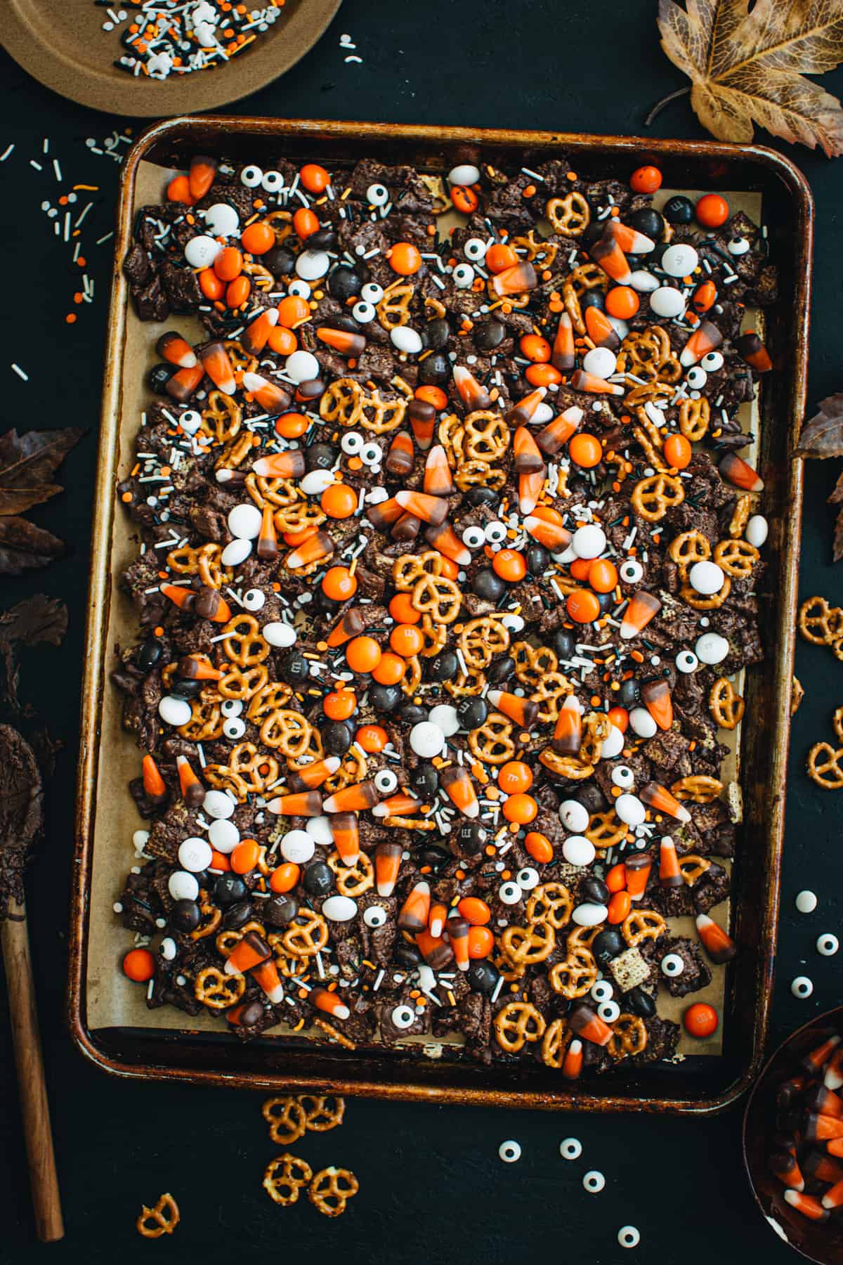 Halloween Chocolate Chex Mix