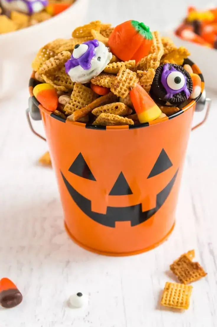 Halloween Creepy Eye Chex Mix