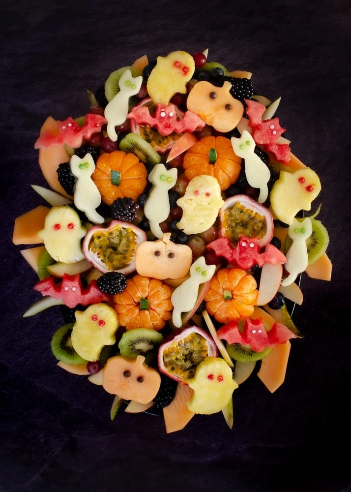 Halloween Fruit Salad - Healthy Party Food Idea