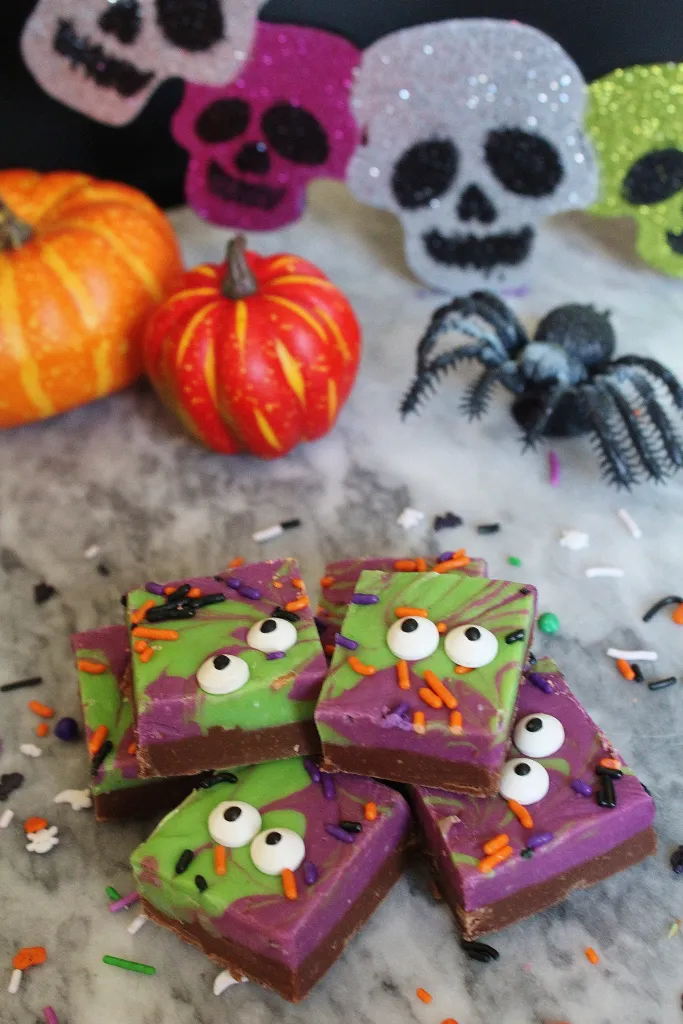Halloween Monster Mash Fudge