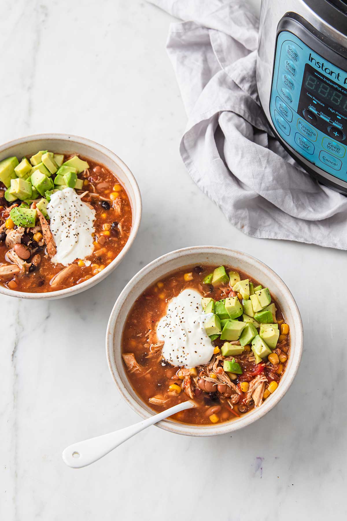 Instant Pot Chicken Taco Soup