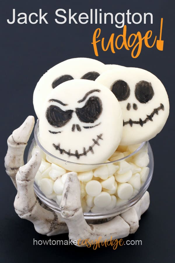 Jack Skellington Fudge For Halloween