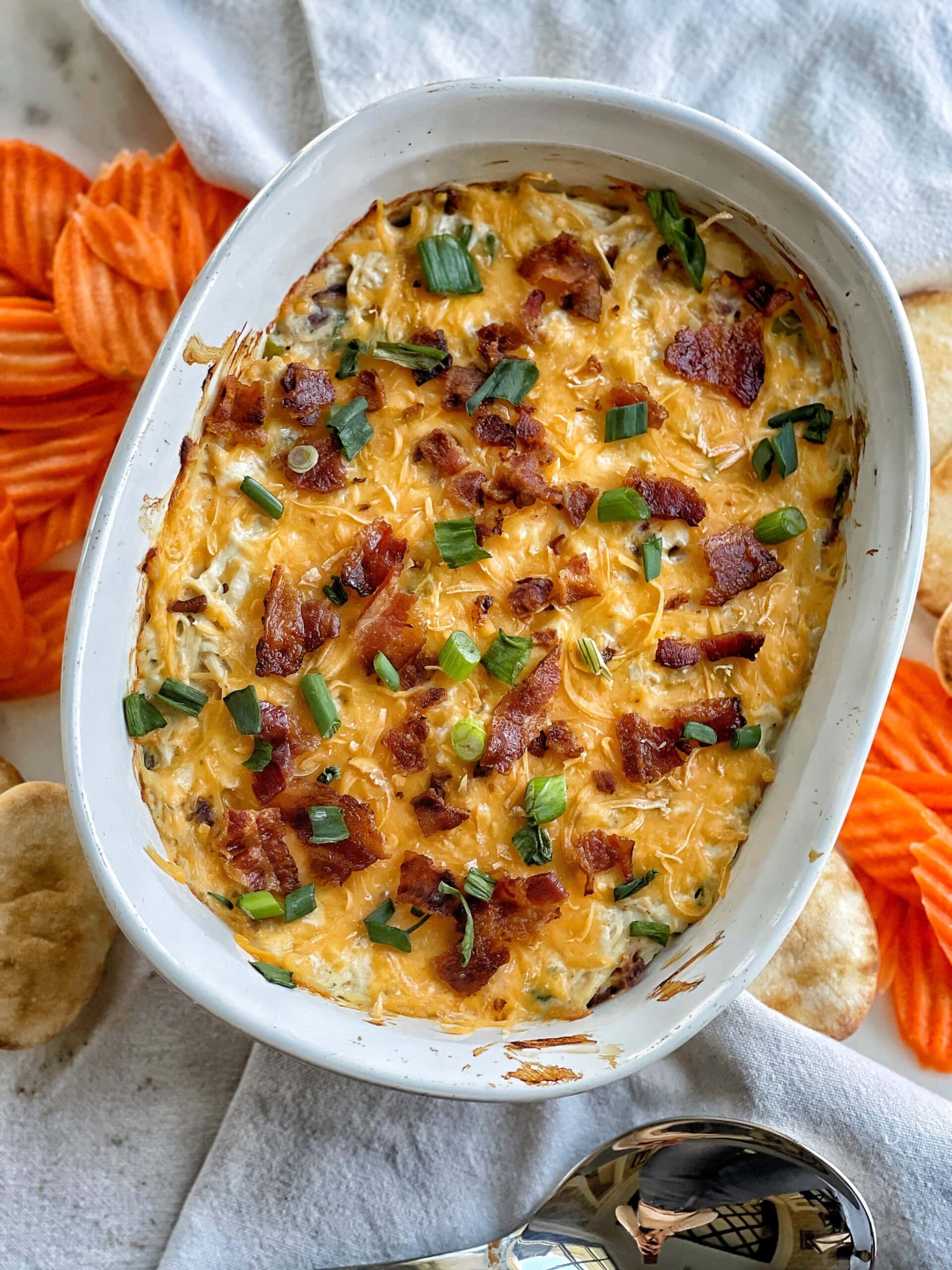Lightened-Up Chicken Bacon Ranch Dip