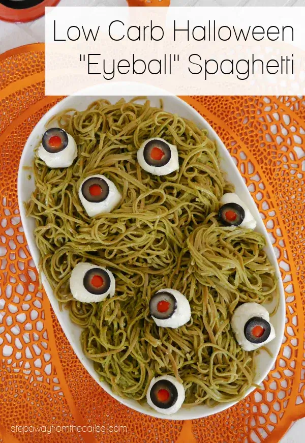 Low Carb Halloween Spaghetti