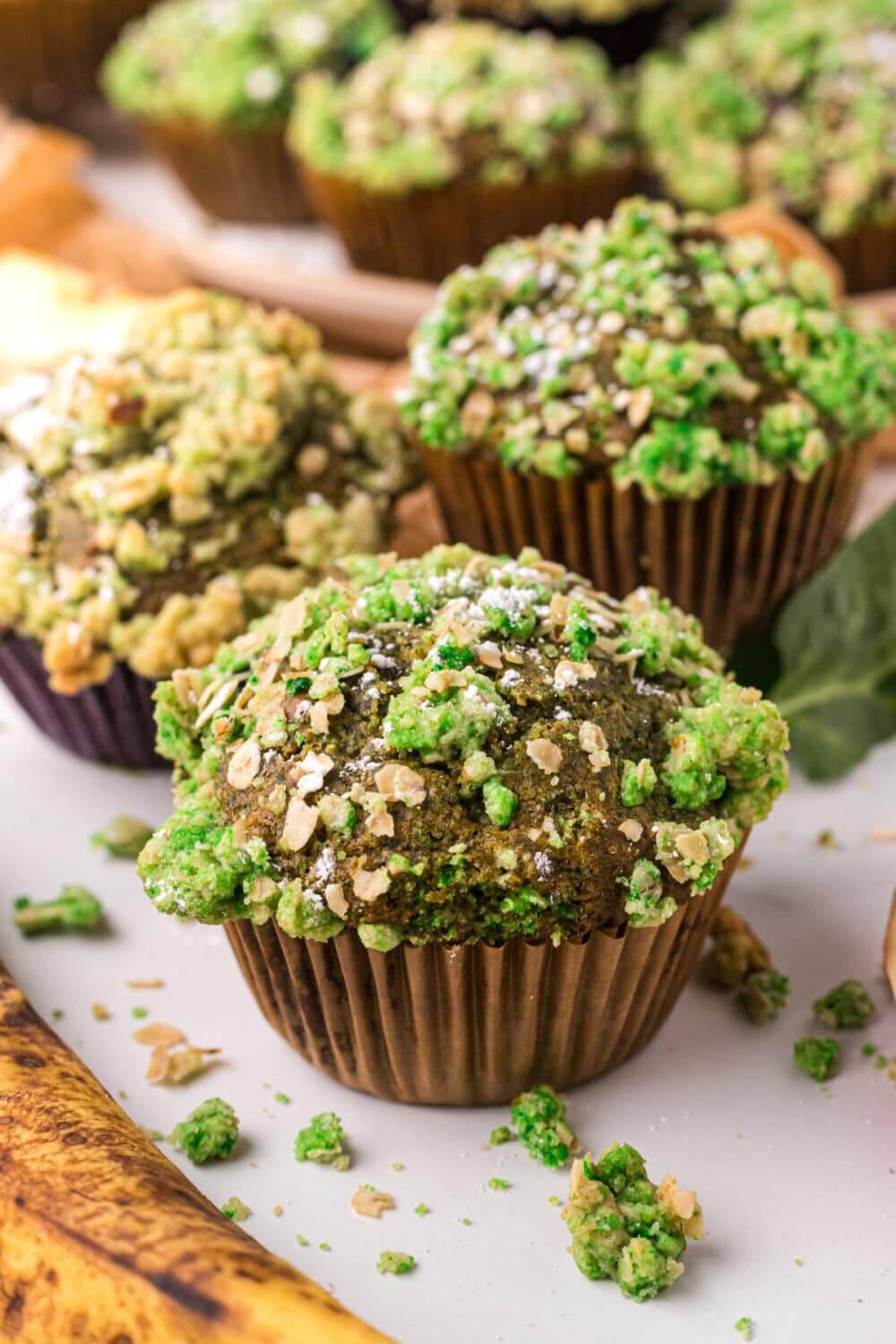 Moldy Banana Halloween Muffins