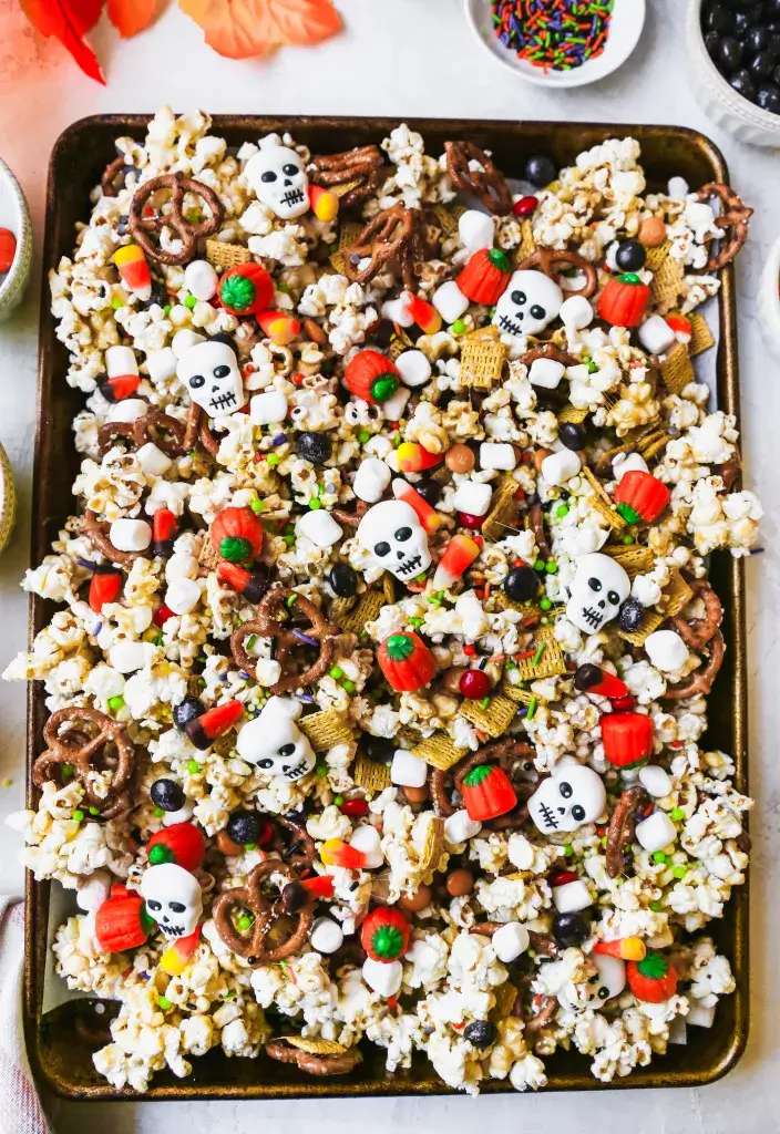 Monster Munch Marshmallow Popcorn Snack Mix