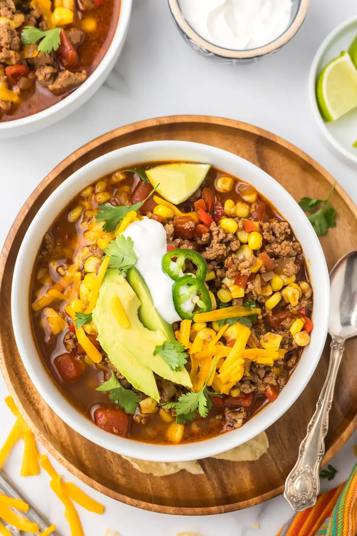No Bean Taco Soup