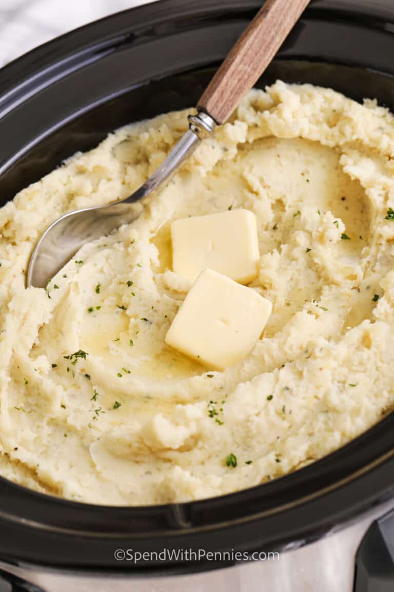 No Boil Crockpot Mashed Potatoes