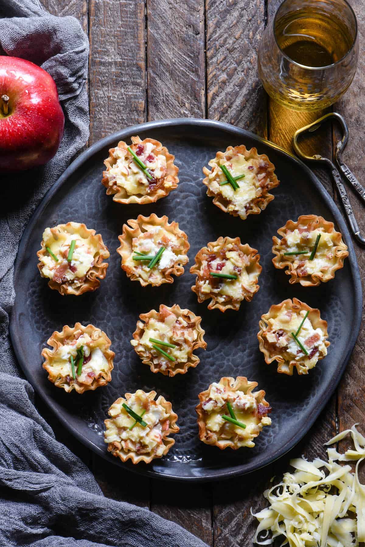 Phyllo Dough Cups Appetizer