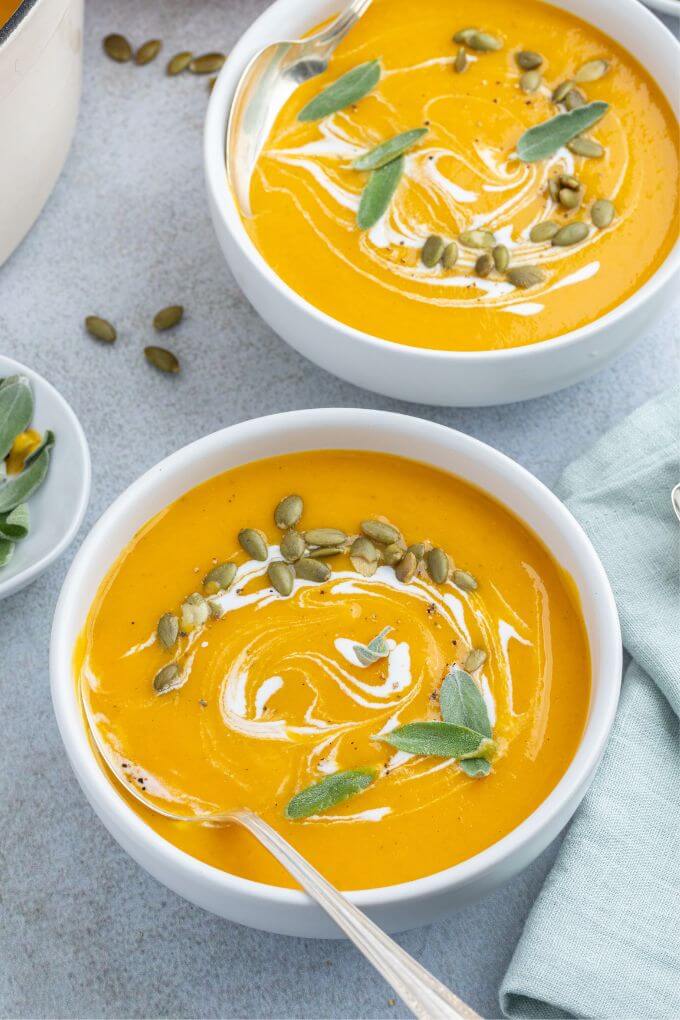 Roasted Pumpkin Apple Soup