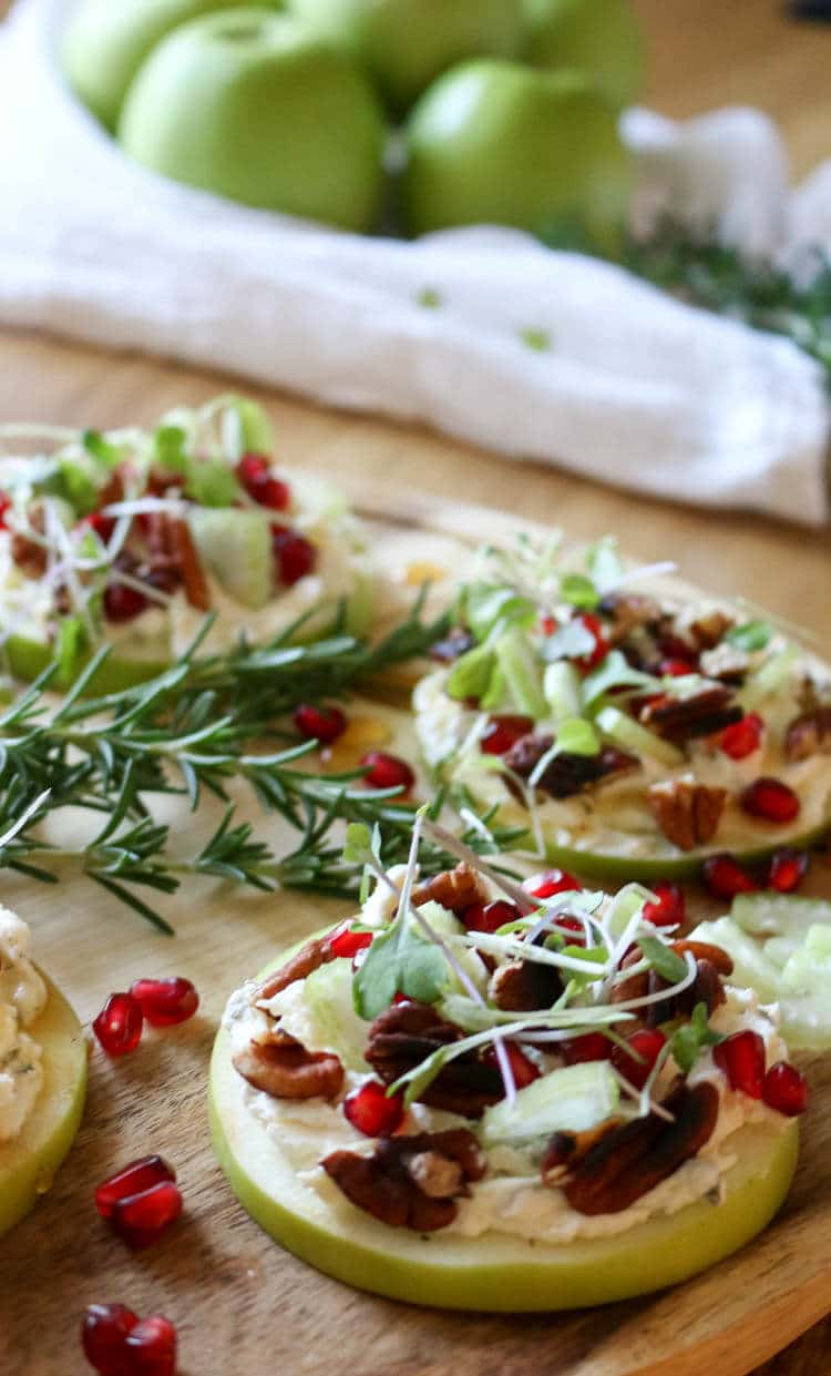Savory Sliced Apple Appetizers