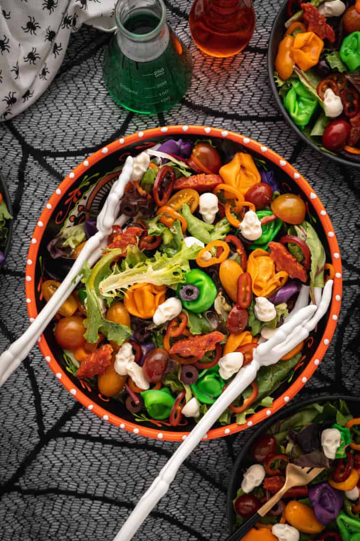 Spooky Salad (Halloween Side Dish)