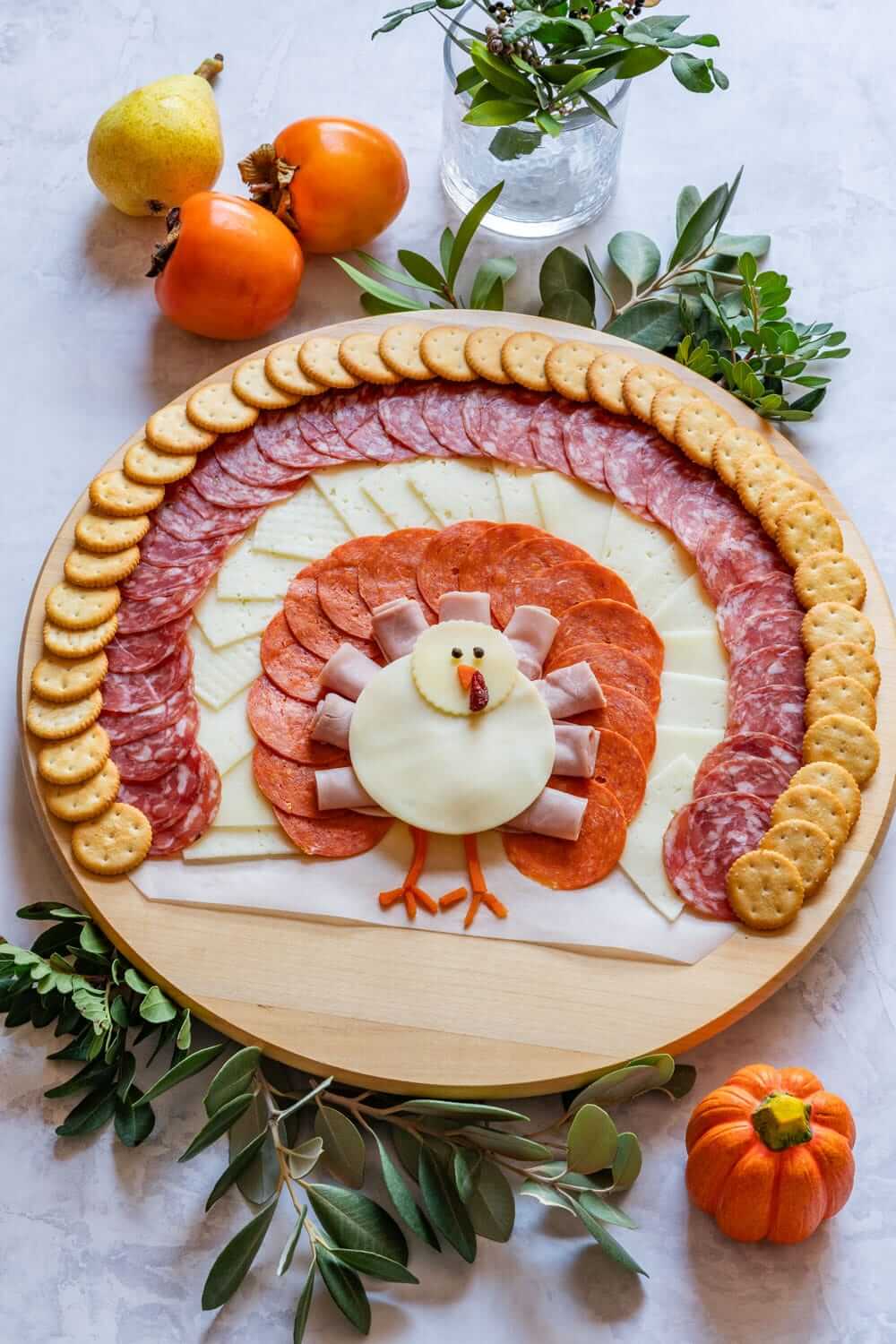 Thanksgiving Turkey Charcuterie Board
