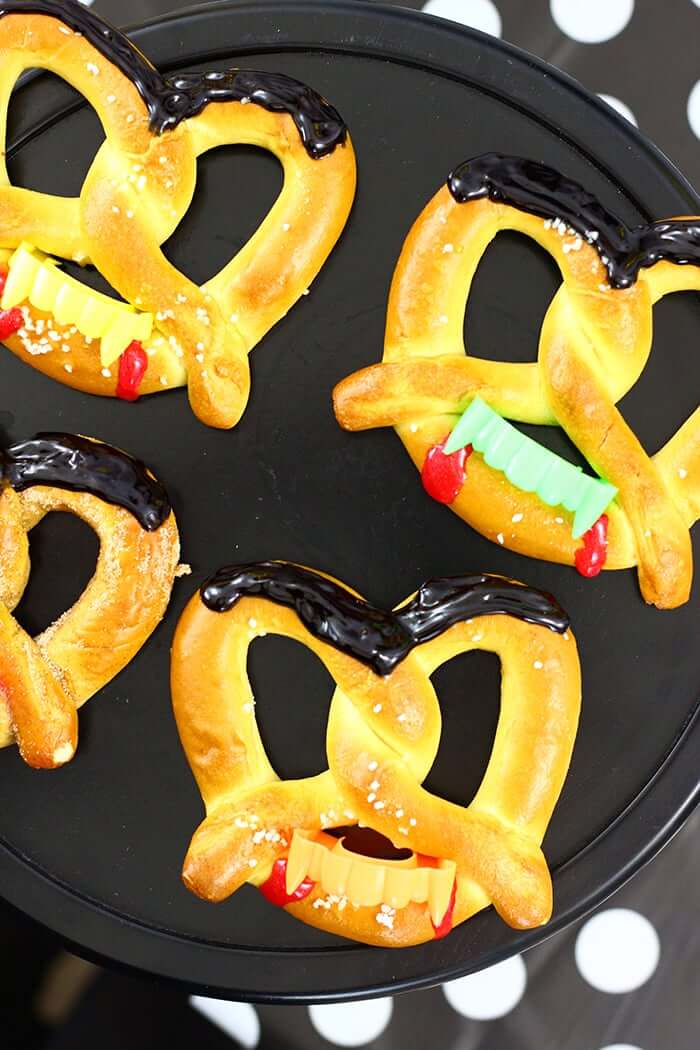 Vampire Soft Pretzels & Spooky Shakes
