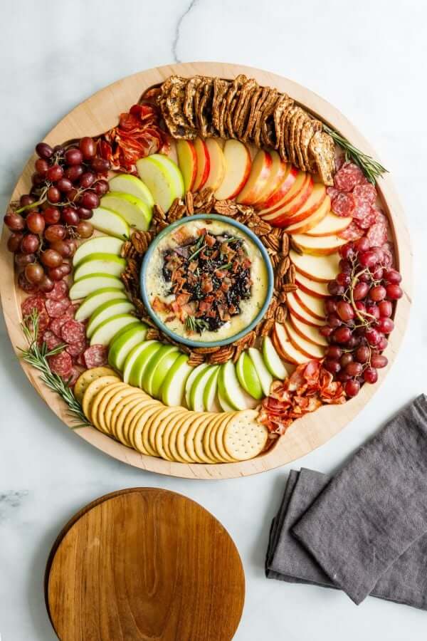 Winter Brie Charcuterie Board