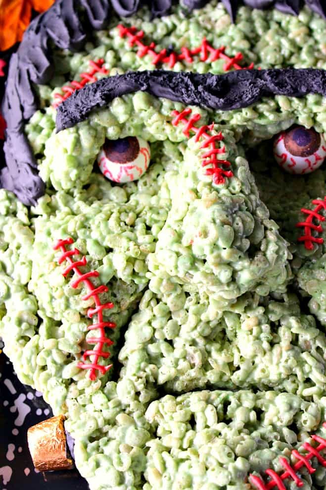 Big Frankenstein Rice Krispie Treat