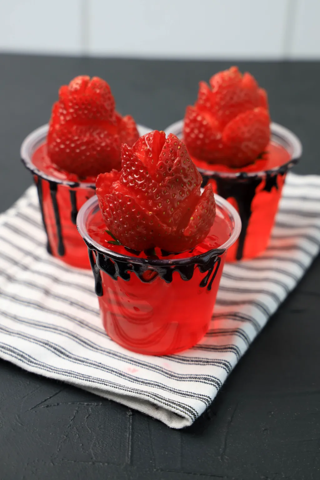 Blood Red Halloween Jello Shots