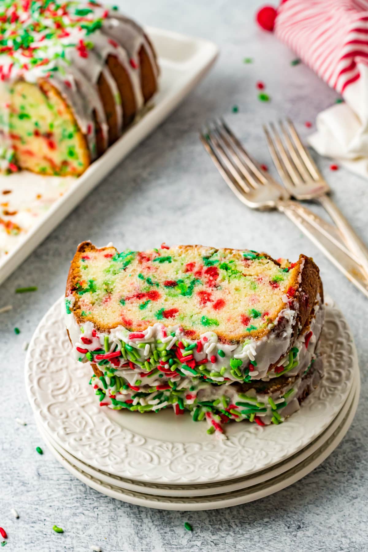 Christmas Funfetti Bread