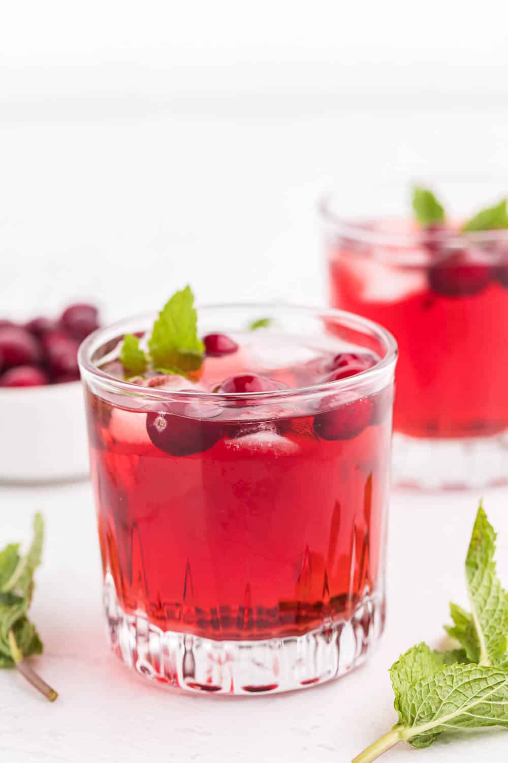 Cranberry Mint Mocktail