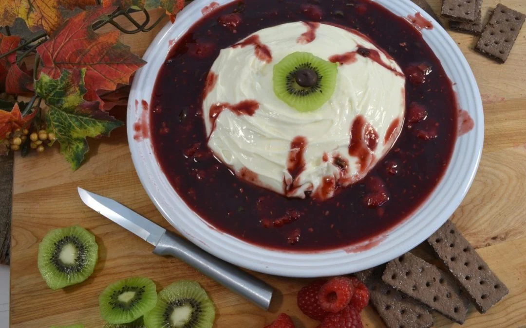 Cream Cheese Eyeball Dip
