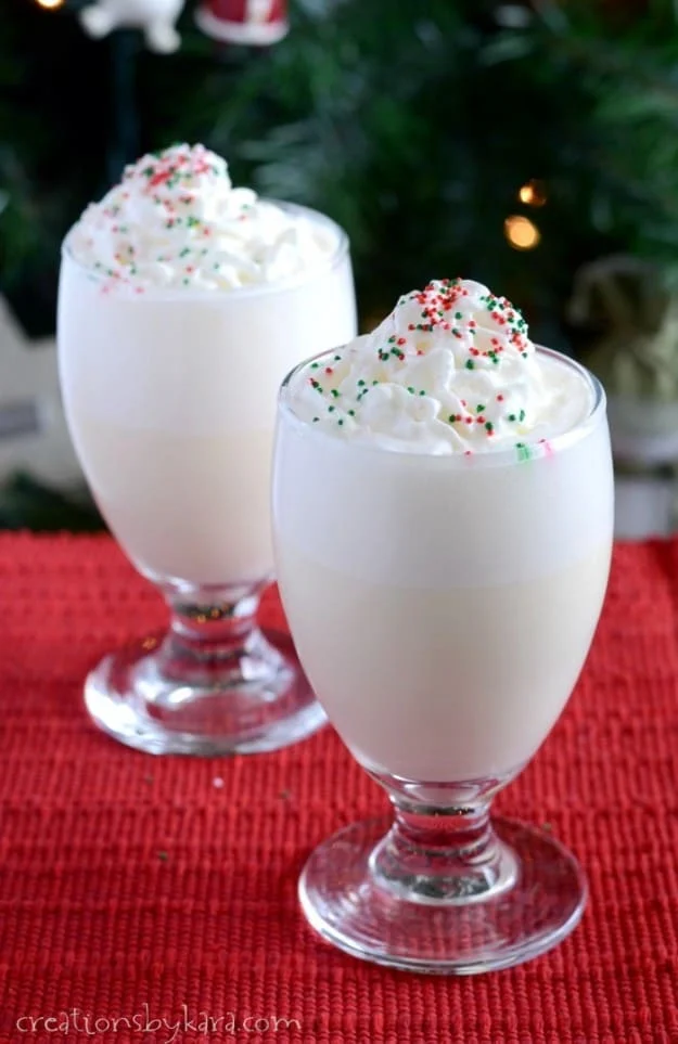 Creamy White Christmas Punch 