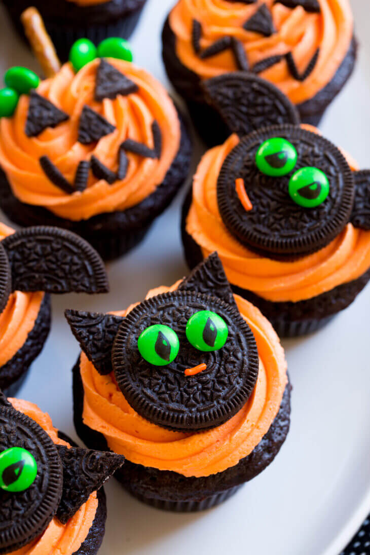 Easy Halloween Cupcakes