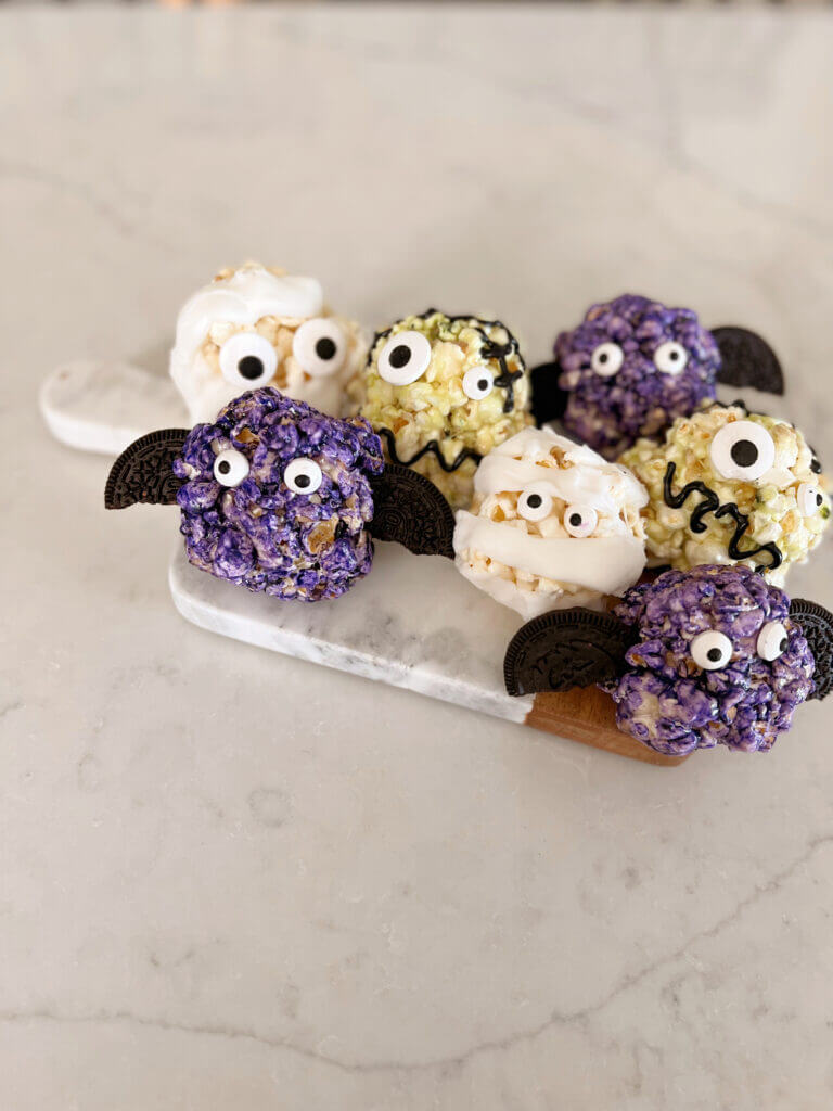 Easy Halloween Popcorn Balls