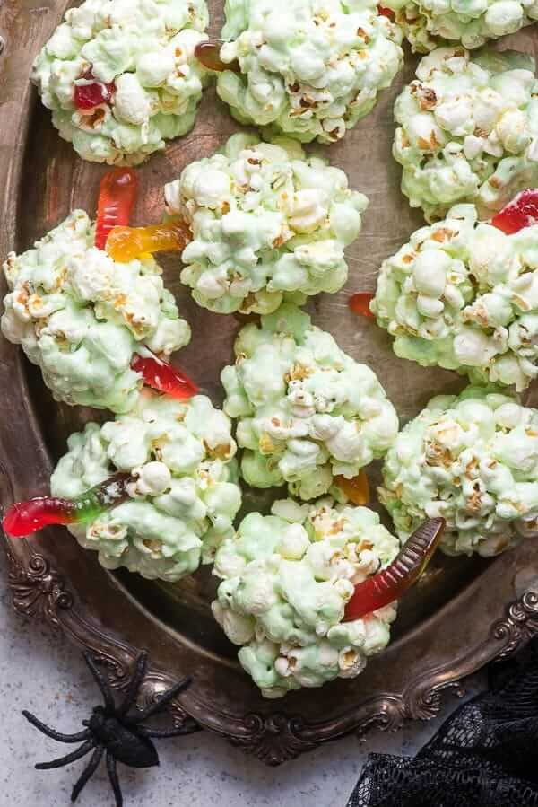 Fast & Easy Popcorn Balls For Halloween