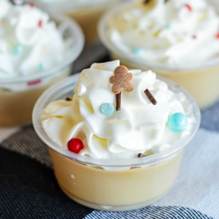 Gingerbread Christmas Jello Shots