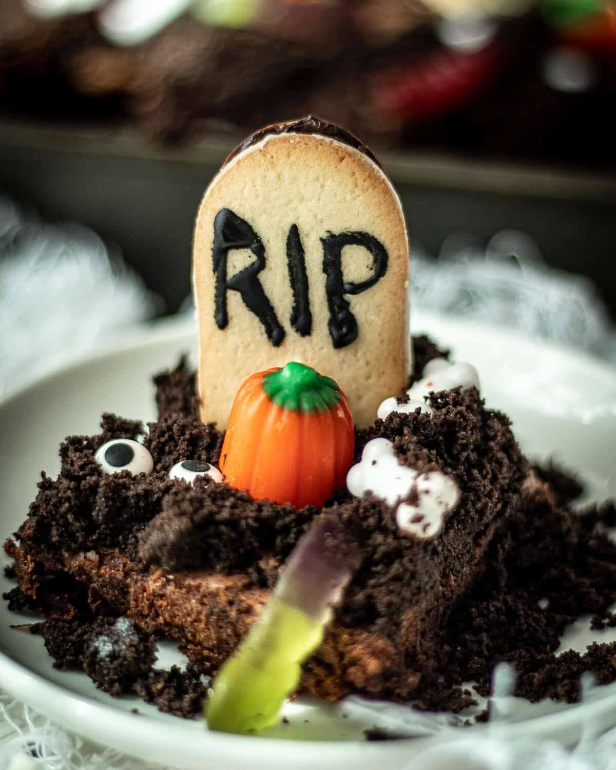 Graveyard Brownies