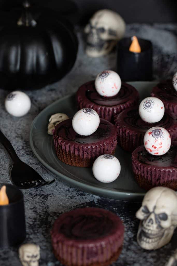 Graveyard Cheesecake Bites