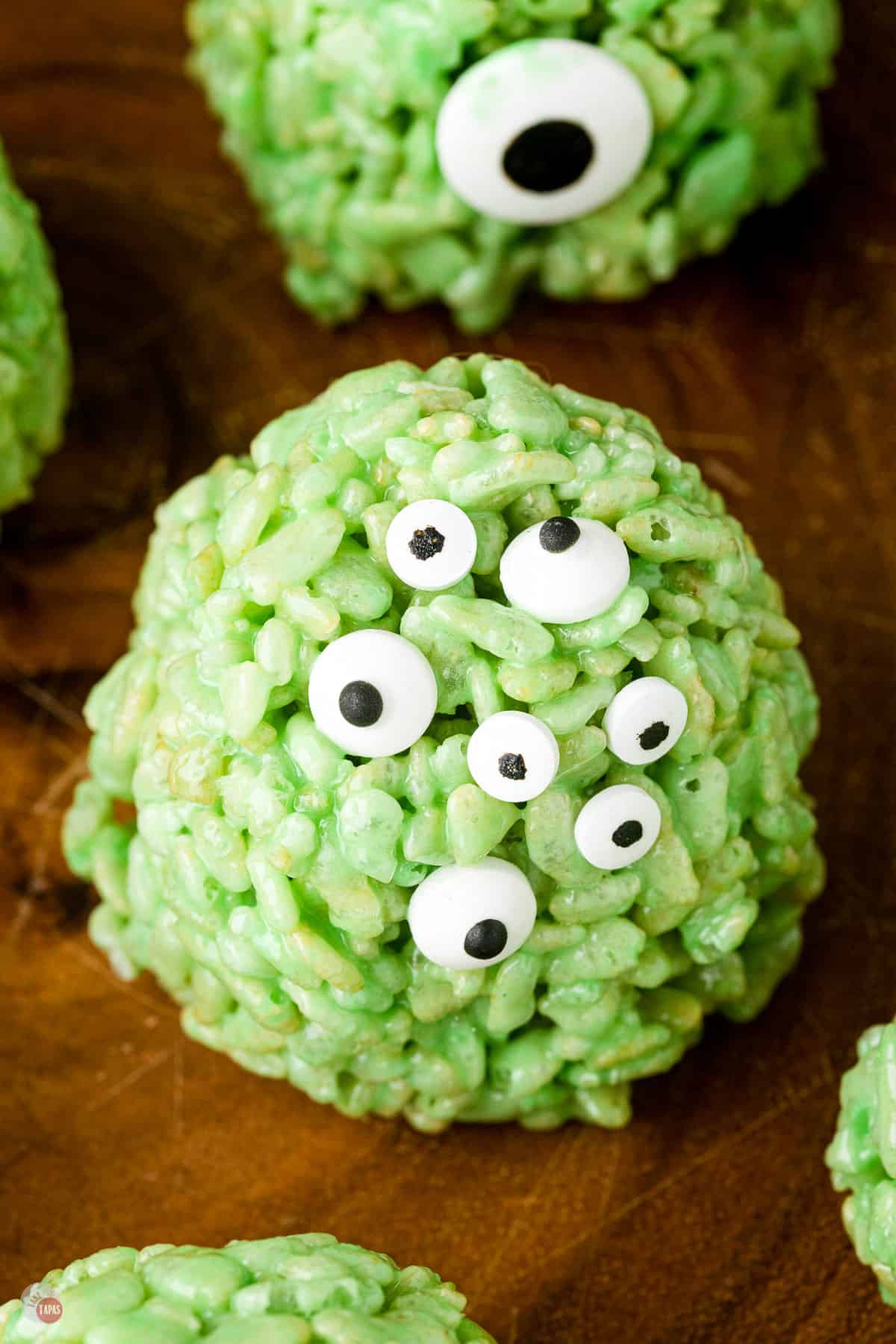 Green Monster Rice Krispie Treats