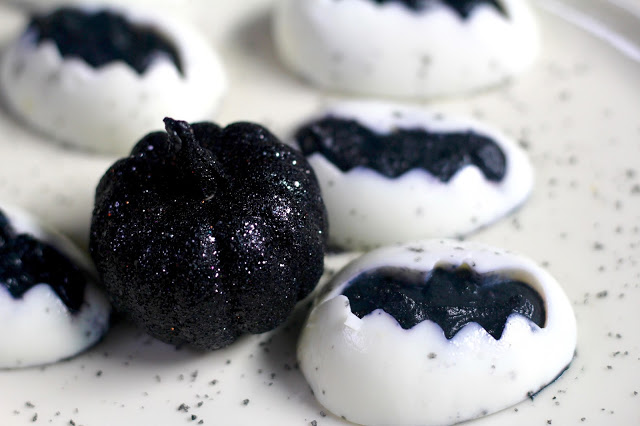 Halloween Bat Deviled Eggs