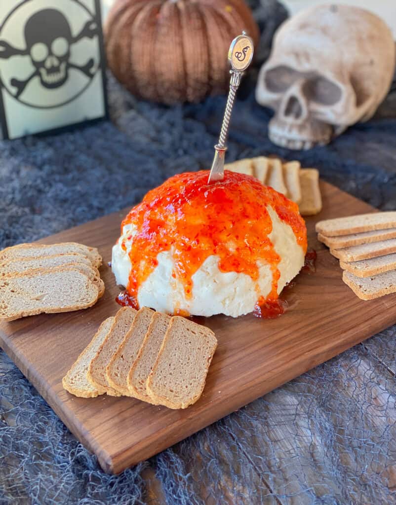 Halloween Brain Dip Appetizer (Using Brain Mold)