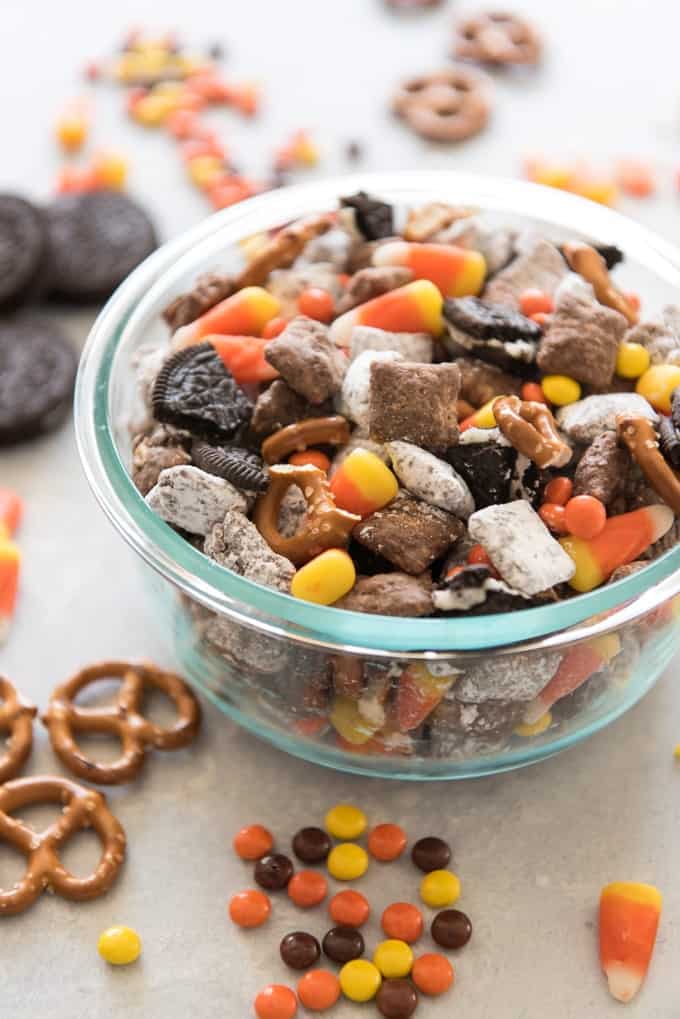Halloween Chex Mix Muddy Buddies