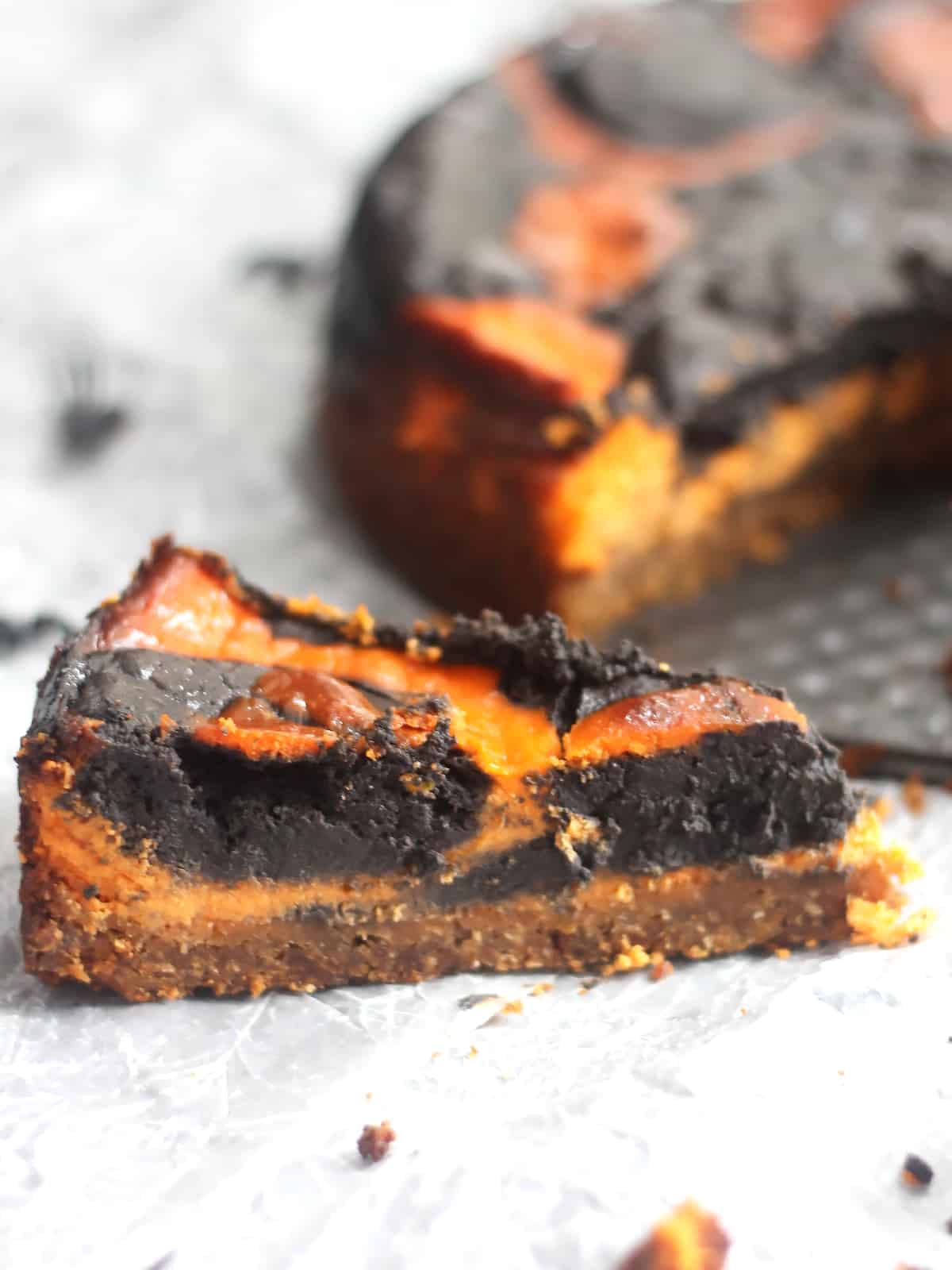 Halloween Chocolate Orange Cheesecake