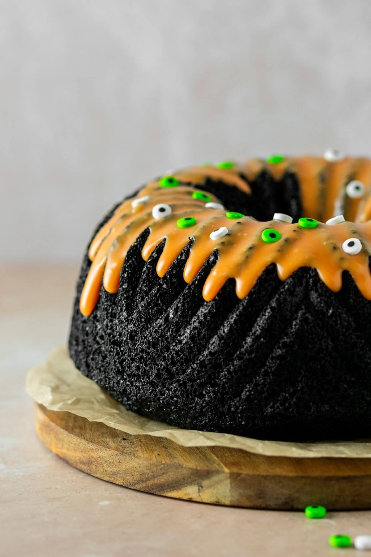Halloween Monster Eyes Bundt Cake