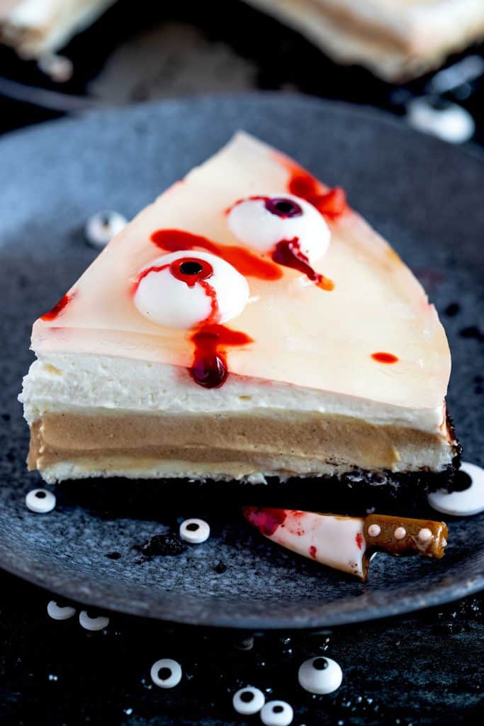 Halloween No-Bake Cheesecake