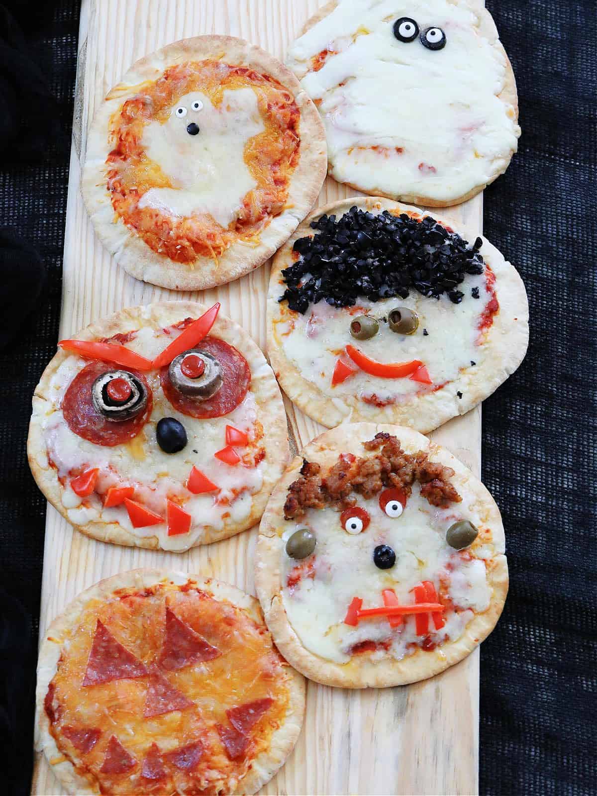 Halloween Pizzas