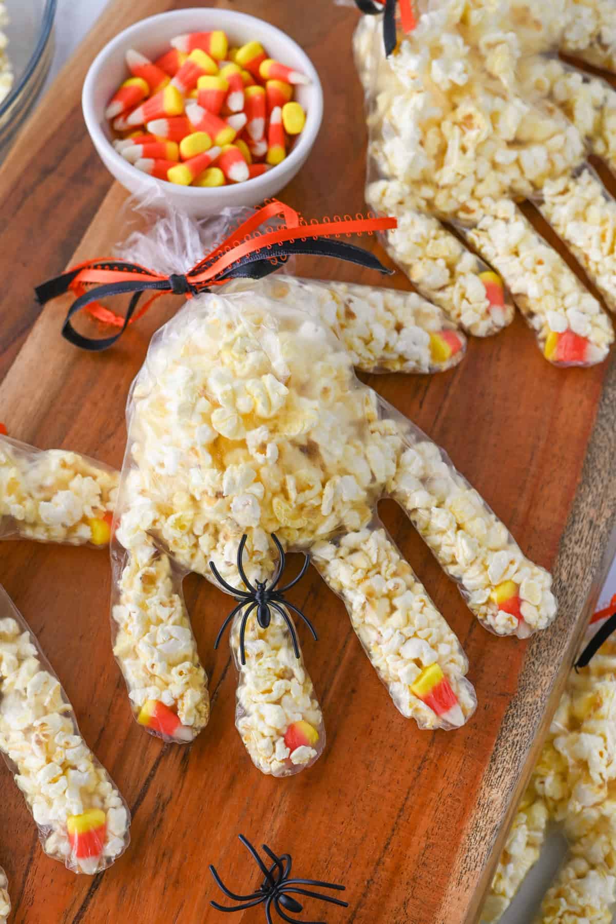 Halloween Popcorn Hands